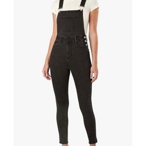 WeWoreWhat Black Denim Overalls